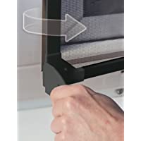 Schellenberg 50776 Conector de esquina de Juego para protección contra insectos Marco magnético – Antracita